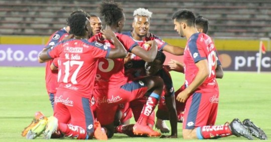 Los goles fueron marcados por Andrés Micolta (minuto 18), Madison Julio (45) y Byron Palacios (90) / Foto: cortesía El Nacional