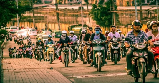 ¿Cuál es el crecimiento del parque de motocicletas en países en vías de desarrollo?  / Imagen IIGE