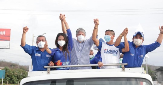 Guillermo Lasso pide el voto para que Ecuador no se convierta en Venezuela / Foto: Guillermo Lasso (Twitter)