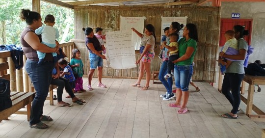 Se impartieron nuevos conocimientos sobre seguridad ciudadana y comunitaria / Foto: cortesía MIES