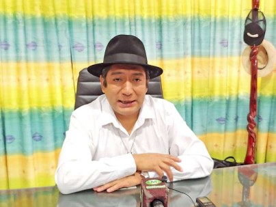 DESPEDIDA. El prefecto de Zamora Chinchipe realiza una evaluación de sus 10 años de gestión al frente del Gobierno Provincial. Foto: La Hora