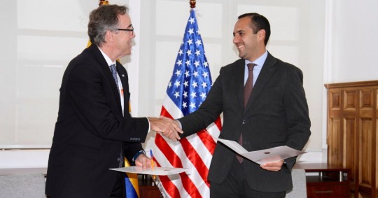 "Los Estados Unidos reconoce a Ecuador como un socio fuerte y confiable en una serie de temas importantes para nuestras sociedades” / Foto cortesía Cancillería