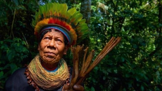 Miembro de la etnia A I Cofán / Foto: Diario Opinión