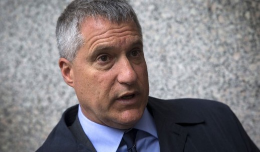 Steven Donziger outside the Court of Appeals in New York, April 2015 (Reuters: Mike Segar)