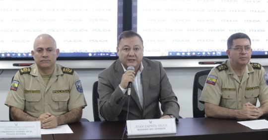 Los detenidos fueron trasladados hasta la unidad de Flagrancia con resguardo policial, para ser puestos a órdenes de las autoridades / Foto: cortesía Ministerio del Interior