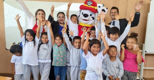 Con esta reapertura, se benefician 10 estudiantes de la comunidad La Merced y 17 niños de la comunidad Pamás / Foto: cortesía ministerio de Educación 