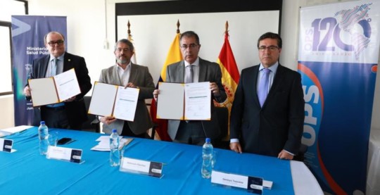 Este canje ha permitido aplicar vacunas antipolio trivalentes a 197.800 niños menores de cinco años en Ecuador / Foto: cortesía Embajada de España en Ecuador 