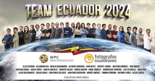 Ecuador participará con 26 fotógrafos en la WPC 2024 / Foto cortesía: Ministerio de Cultura