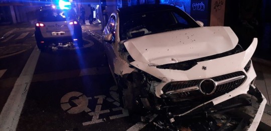 Gonzalo Plata sale ileso de un accidente en Valladolid que se salda con dos heridos / Foto: cortesía El Norte de Castilla