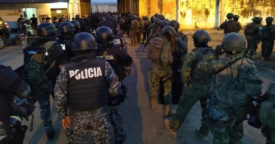 Durante un mega operativo también se hallaron patos, pollos y perros/ Foto: cortesía Guillermo Lasso