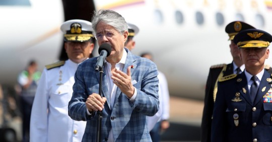 El mandatario ecuatoriano prorrogó el estado de excepción a través de un decreto emitido durante su viaje a Estados Unidos / Foto: cortesía Presidencia 