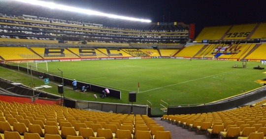 El Estadio Monumental Isidro Romero Carbo, sumará un nuevo día grande a su historia al albergar la final de la Copa Libertadores entre Flamengo y Athletico Paranaense / Foto: EFE