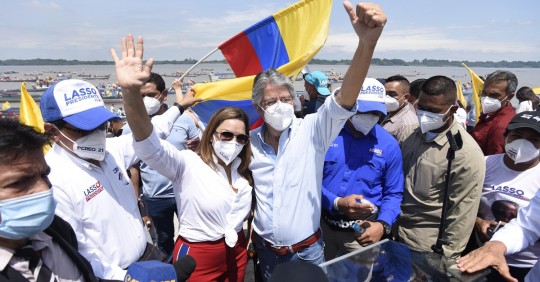 Guillermo Lasso cierra su campaña con un llamado a la unidad nacional / Foto: EFE