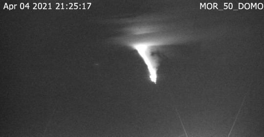 Registran flujos de lava en volcán ecuatoriano Sangay / Foto: Cortesía de ECU911