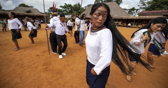 Para esta pequeña comunidad, cada 27 de julio es un día de fiesta en el que se conmemora su mayor victoria judicial / Foto: EFE