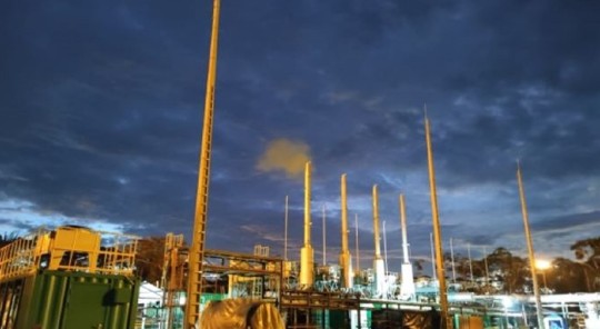 La central Cuyabeno inició operación comercial con crudo residual / Foto: cortesía CELEC