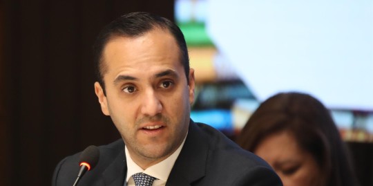 El canciller indicó que también trató con Norman sobre la relación comercial entre los dos países y temas de seguridad que no detalló / Foto: EFE