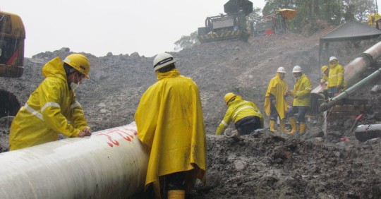Petroecuador concluyó los bypass del SOTE y Poliducto en San Luis/ Foto: cortesía Petroecuador
