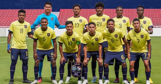 Ecuador se impuso con un doblete de Michael Bermúdez en el primer tiempo y goles de Elkin Ruiz y Erick Zambrano / Foto: cortesía de LaTri