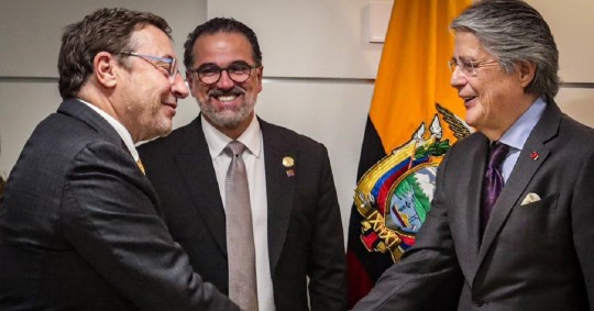 Steiner expresó la disposición del organismo internacional a "ayudar a Ecuador a convertirse en una economía resistente para enfrentar diversos cambios climáticos" / Foto: cortesía Presidencia