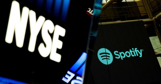 Las acciones de Spotify caían más de un 14 %, ahondando los claros retrocesos con los que ya habían iniciado la sesión / Foto: EFE