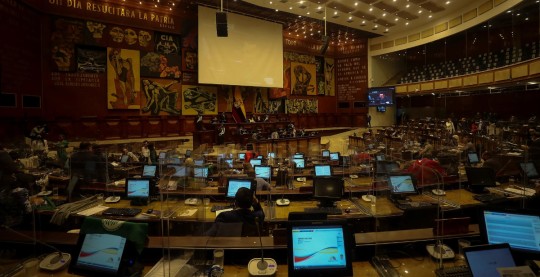 El ministro de Economía y Finanzas, Pablo Arosemena, adelantó que Lasso vetará la derogatoria de la reforma tributaria "por inconstitucional y demagógica" / Foto: EFE