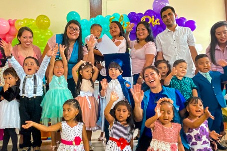 El 29 de julio, el ministerio de Inclusión Económica y Social (MIES) Distrito Puyo realizó el egreso de 486 niños de 3 años en los 29 Centros de Desarrollo Infantil (CDI).  Foto: Cortesía MIES