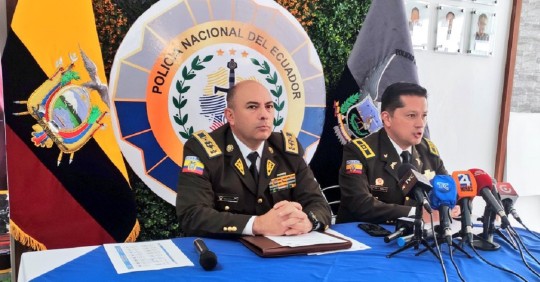 Se llegó a ellos como parte de la investigación que incluye los delitos de sicariato, extorsión, robo, narcotráfico y tenencia de armas de fuego / Foto: cortesía Policía Nacional
