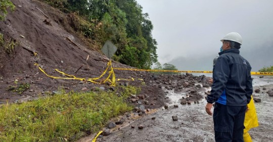 El gobierno declara fuerza mayor en el sector petrolero por la erosión del río Coca / Foto: cortesía Petroecuador