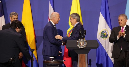 Lasso pidió a Biden profundizar cooperación en materia defensa / Foto: EFE