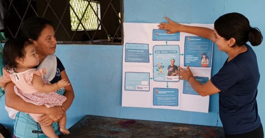 El bono está especialmente enfocado en mujeres gestantes y madres de niños y niñas menores de dos años que se encuentran en situación de vulnerabilidad / Foto: cortesía MIES