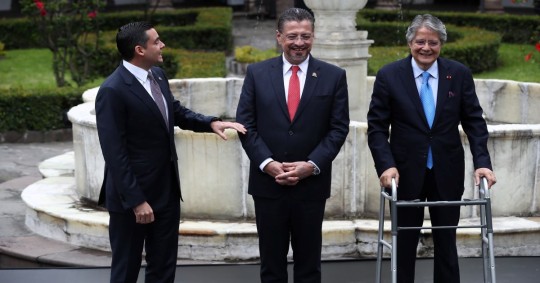 El apoyo quedó plasmado en un comunicado emitido desde Quito, donde este lunes se celebró la sexta cumbre de la Alianza para el Desarrollo en Democracia / Foto: EFE