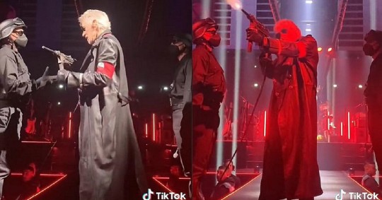 El cofundador de Pink Floyd es acusado de incitar al odio; salió con vestimenta de estilo nazi./ Foto: cortesía