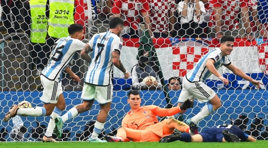 Un partido práctico, solvente, concreto y rotundo, que surgió en la mente de Scaloni planteó una emboscada a Croacia / Foto: EFE