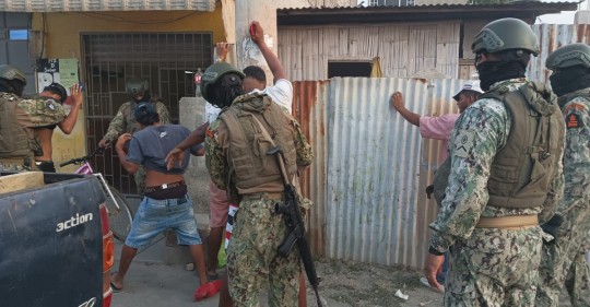 Durán ha reportado asesinatos y balaceras en medio de la oleada de violencia que afecta a todo el país desde hace dos años / Foto: cortesía FF.AA.
