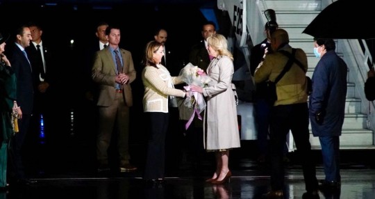 Jill Biden llegó a Ecuador para iniciar su gira por Latinoamérica / Foto: cortesía Presidencia