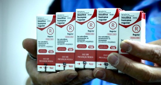 La donación del Gobierno de Brasil, que asciende a un total de 107.600 unidades de insulina humana, llegó este jueves al Banco Nacional de Vacunas en Quito / Foto: cortesía ministerio de Salud
