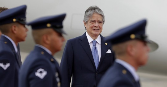 Lasso viajó "para cumplir una importante agenda de trabajo con miras al fortalecimiento del apoyo internacional y la cooperación bilateral" / Foto: 