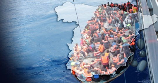Según el Ministerio español del Interior, desde el 1 de enero hasta el 14 de septiembre, 25.292 personas entraron en España, la mayoría -24.463- por mar  / Foto: cortesía Vox España