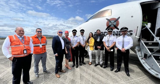 Ayer, 20 de octubre, se hizo el primer viaje como parte del plan de reanudación de la ruta / Foto: cortesía MTOP