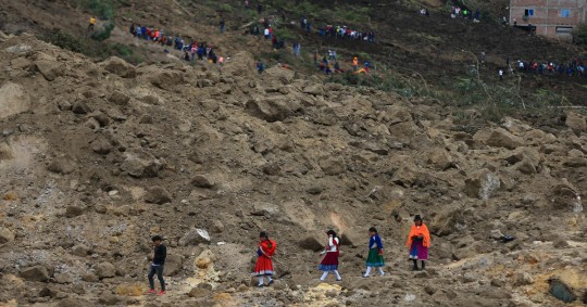 Los damnificados por el desastre alcanzaron las 656, de ellas 170 que han quedado sin hogar y que se encuentran alojadas temporalmente en albergues habilitados / Foto: EFE