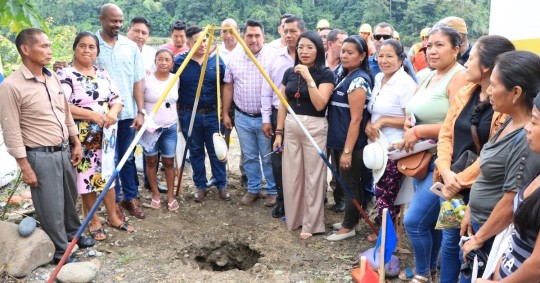 El gobierno entregó más de $ 3.5 millones para la construcción del puente sobre el río Napo en la parroquia de Misahuallí / Foto: cortesía Gobernación de Napo 