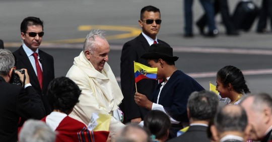 Canciller de Ecuador confirma nueva visita del papa Francisco para 2024 / Foto: EFE