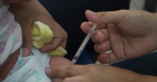 3.4 millones de niños se vacunaron contra la poliomielitis, sarampión y rubeola / Foto: cortesía Ministerio de Salud