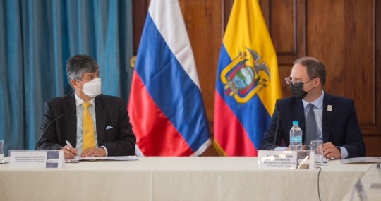 Ecuador y Rusia fortalecen su relación comercial / Foto: cortesia Cancilleria