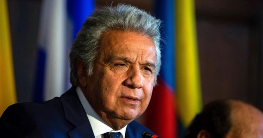 Desde Paraguay, Moreno alegó en una entrevista con Ecuavisa las dificultades y el riesgo médico que le supone viajar cada dos semanas a Ecuador / Foto: EFE