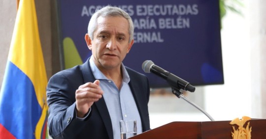 El anuncio lo hizo el ministro del Interior, Patricio Carrillo, tras considerar la necesidad de "reestructurar el sistema educativo" de la Policía Nacional de Ecuador / Foto: cortesía ministerio del Interior
