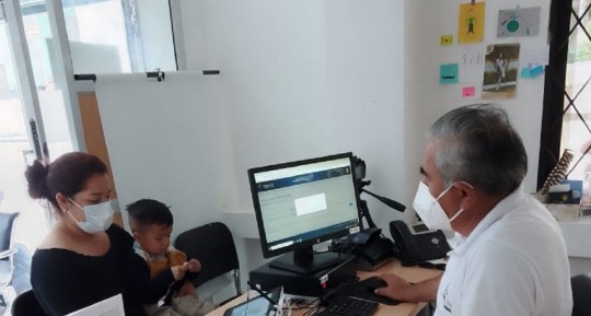 84 infantes recibieron su cédula de identidad en Zamora / Foto: cortesía MIES
