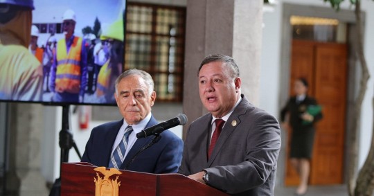 Paco Moncayo aceptó que alcanzar la paz y tranquilidad ciudadana es una "tarea tan ardua que no se puede conseguir de la noche a la mañana" / Foto: cortesía Ministerio del Interior