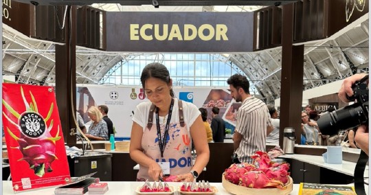 Se ofrecieron platos como la sopa amazónica Uchumanka, el helado de paila y así como tamales y bollos de pescado / Foto: cortesía Minsiterio de Turismo 